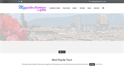 Desktop Screenshot of myguideinflorence.com
